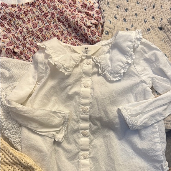 Zara H&M Floral and Lace Blouses Collection Mango Tops Toddler 2T - Picture 4 of 9